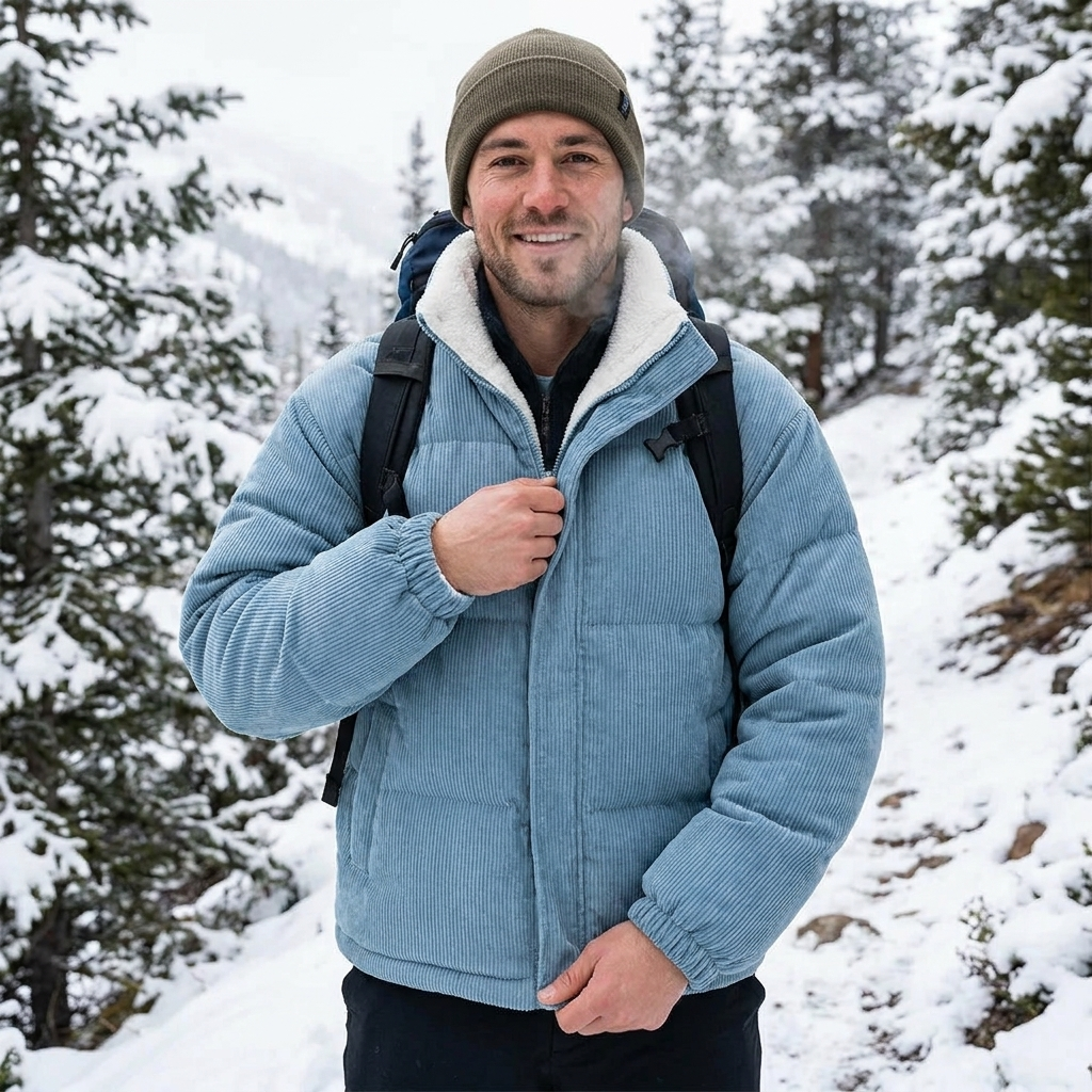 Cozy Corduroy Zip-Up Jacket