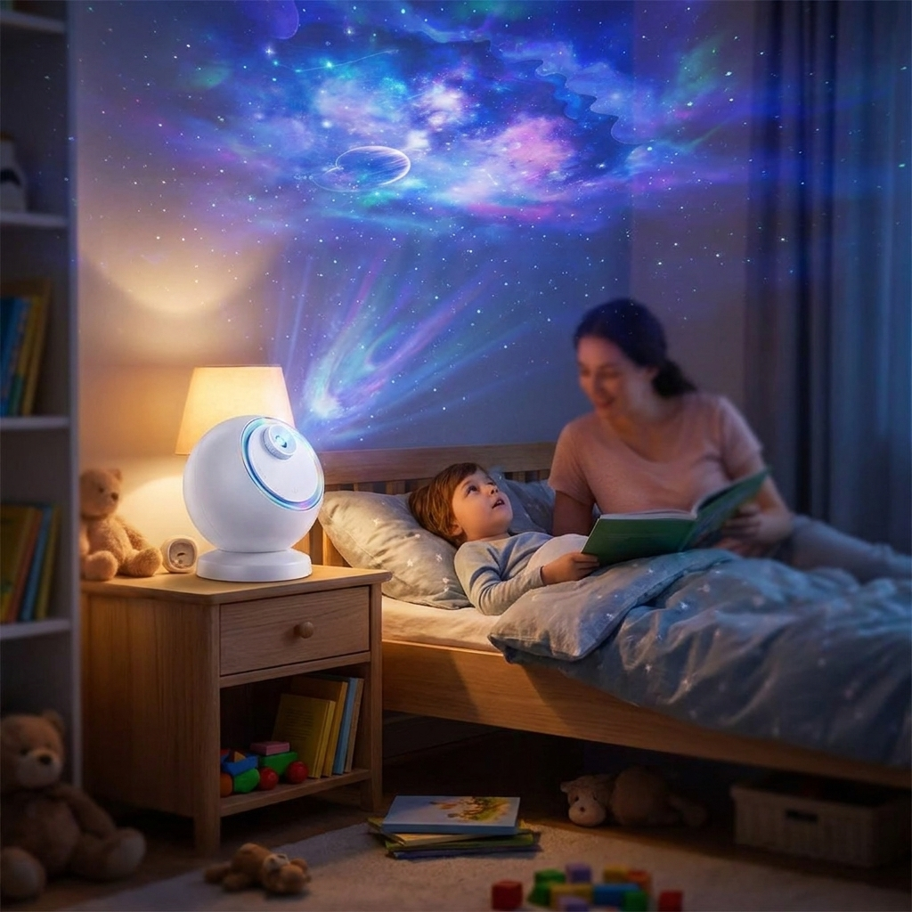 Bluetooth Star Projector Night Light