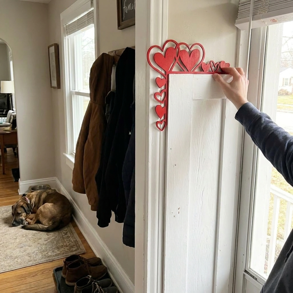Heart Frame Acrylic Mirror Wall Art