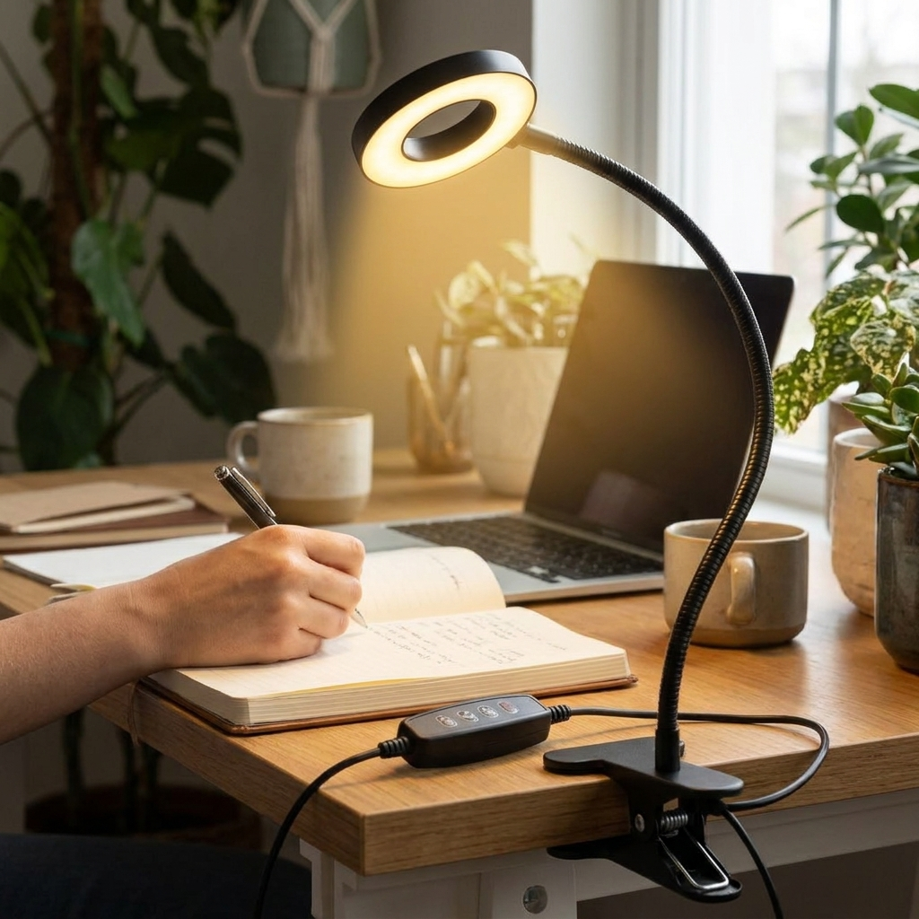 Clip-On Desk Lamp
