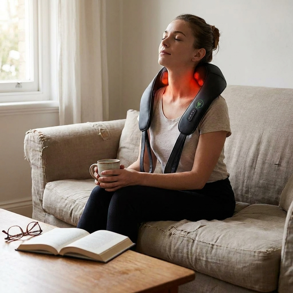 Cordless Neck Massager Portable Shoulder Relaxation Device