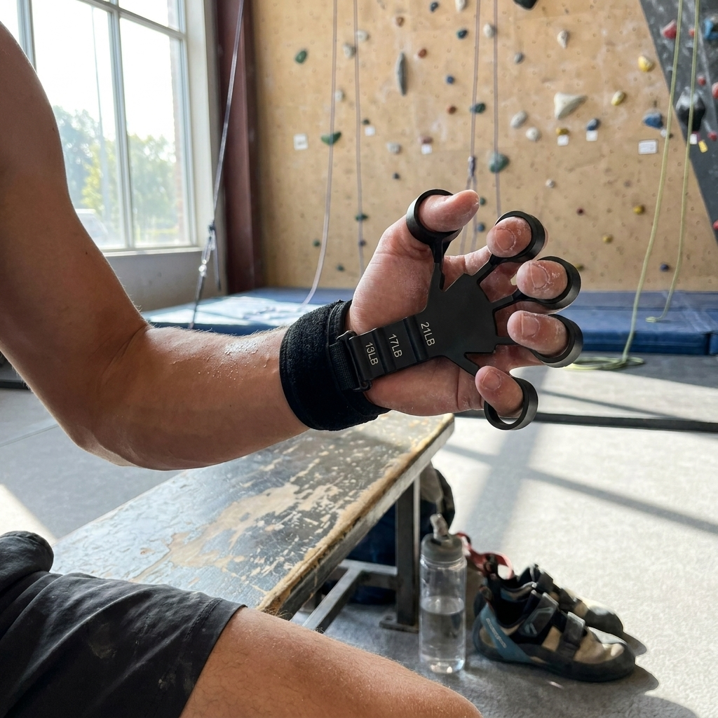 Adjustable Finger Strengthener and Hand Grip Trainer for Superior Grip