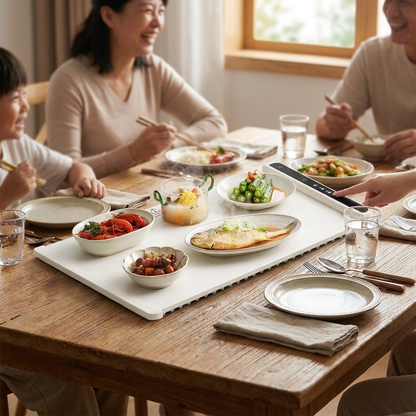 Electric Food Warming Mat - Heat-Resistant Tabletop Warmer for Serving Hot Dishes