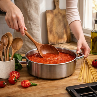 Handmade Wooden Cooking Utensils Set