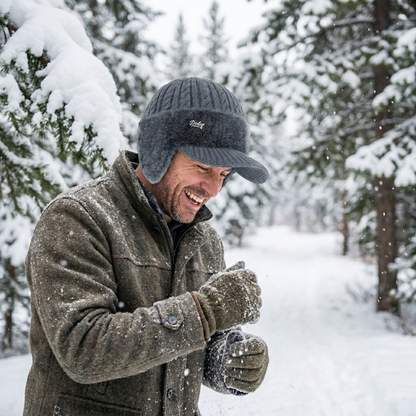Fur-Lined Trapper Winter Hat