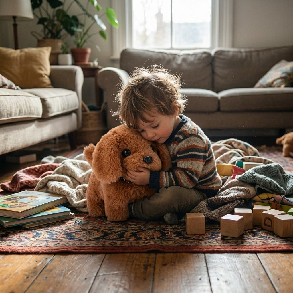Cuddly Interactive Plush Puppy Toy