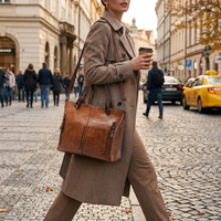 Chic Womens Leather Tote Bag
