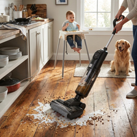 Cordless Vacuum Cleaner with Wet & Dry Floor Mop