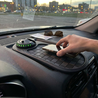 Car Phone Holder with Anti-Slip Dashboard Mat Stand