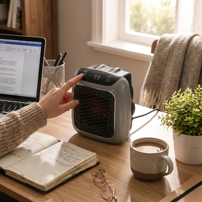 Compact Desktop Space Heater Portable Electric Unit
