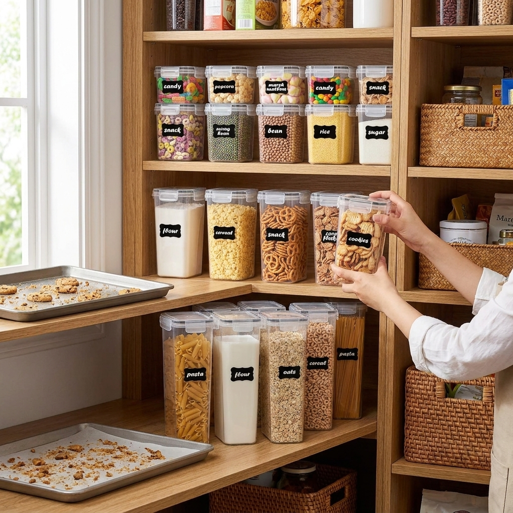 Airtight Stackable Food Storage Containers