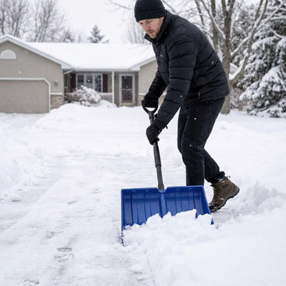 Adjustable-Handle Snow Shovel