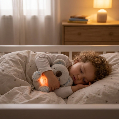 Baby Sleep Toy Breathing Light Plush Bear