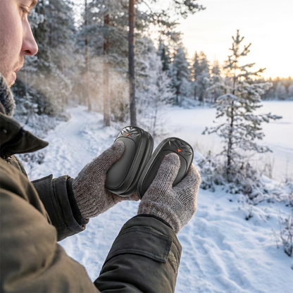 Dual-Unit Electric Hand Warmer Pocket Heater – Portable Personal Heating Set