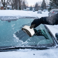 All-in-One Car Window Ice Scraper & Defroster Tool