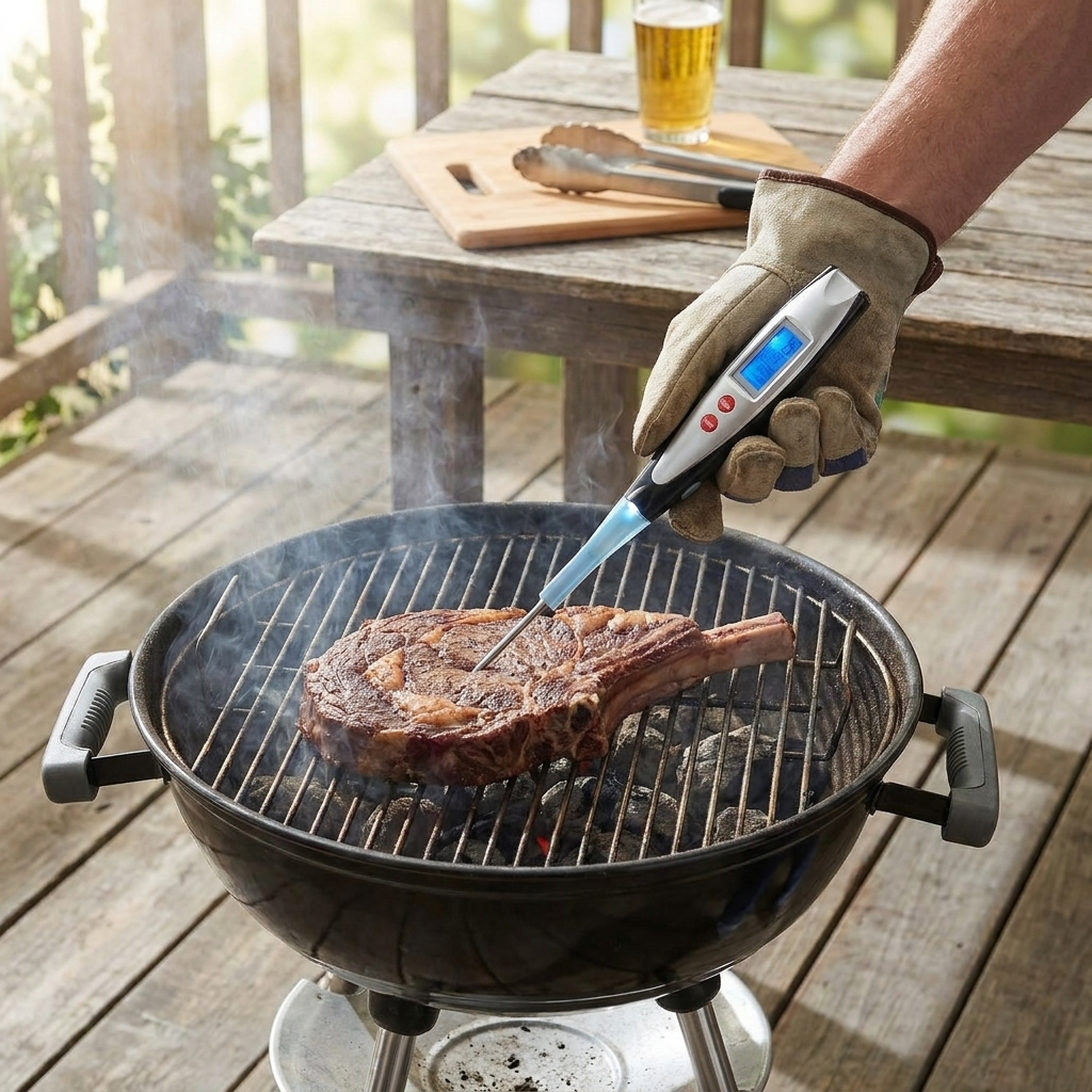 Digital BBQ Thermometer Fork