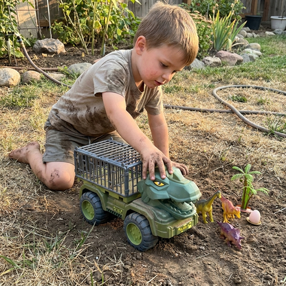 Dinosaur Toy Truck Playset