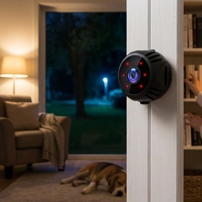 Compact WiFi Security Camera Night Vision