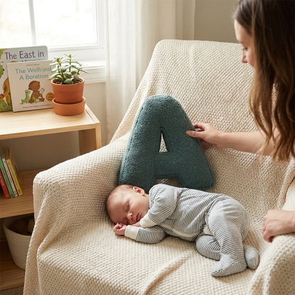 Alphabet Letter Decorative Throw Pillow