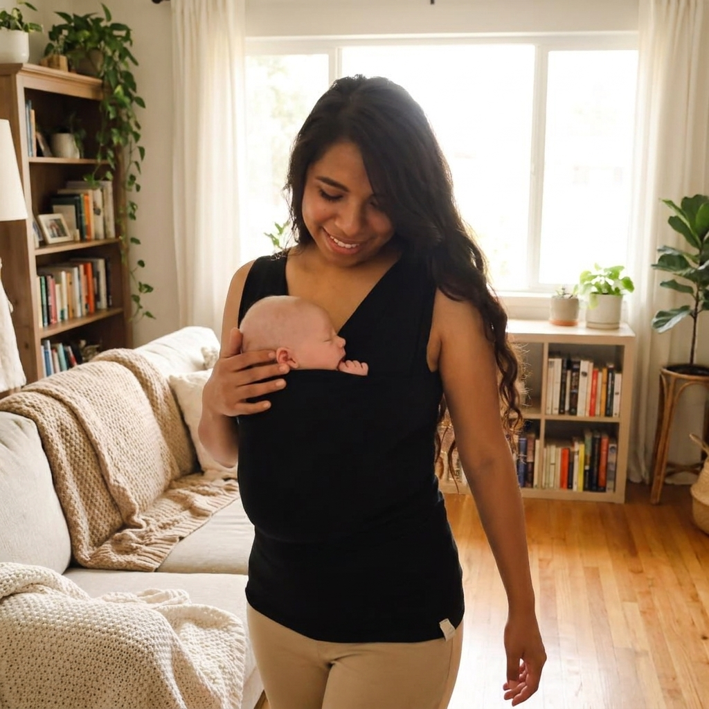 Hands-Free Baby Carrier Tee
