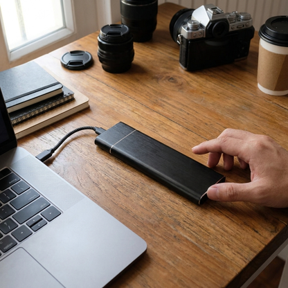 Aluminum Portable External Hard Drive