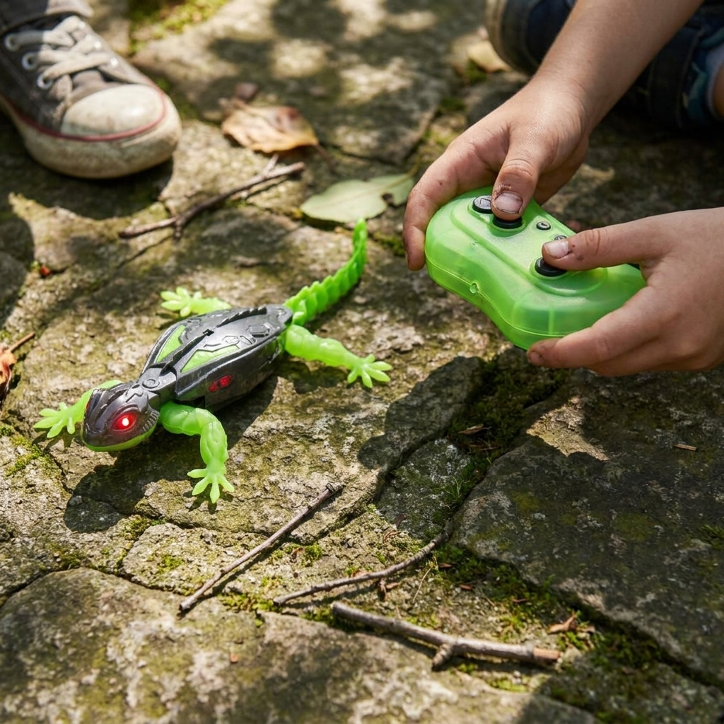 Glow Dark RC Robot Lizard