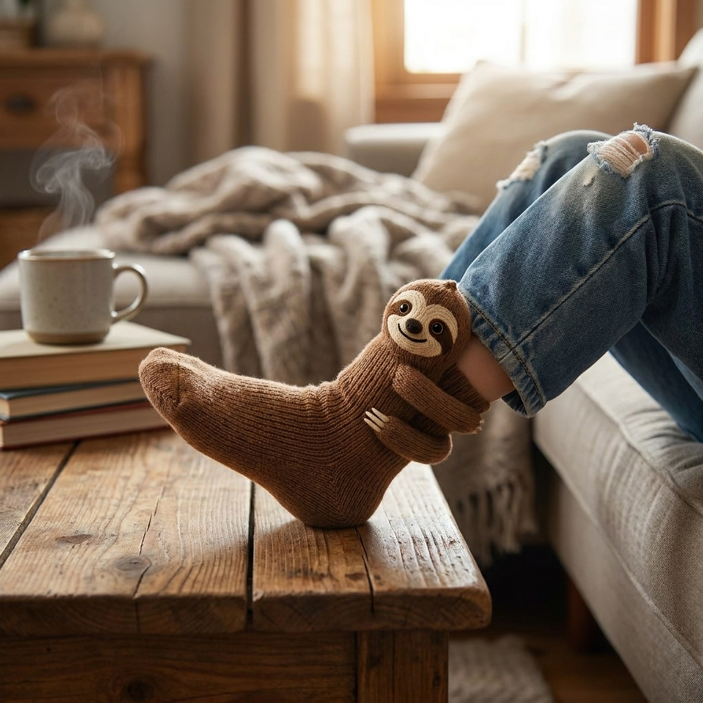 Cozy Animal 3D House Socks