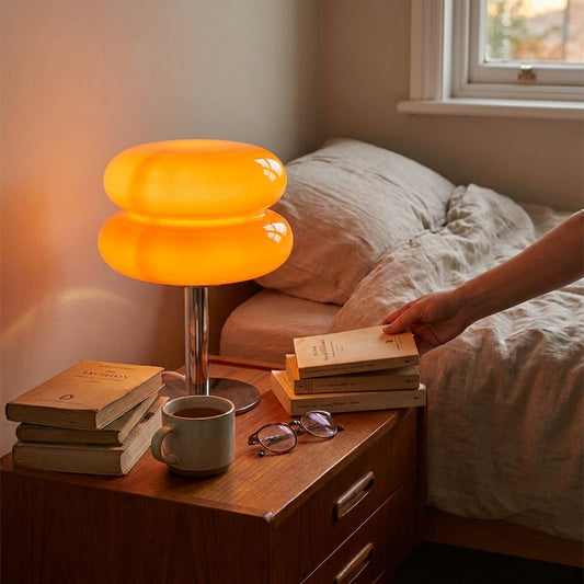 Italian Designer Glass Table Lamp lifestyle