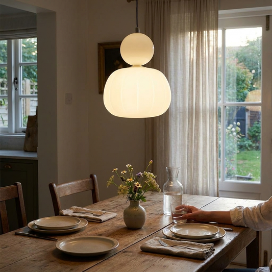 Nordic Pumpkin Pendant Light lifestyle