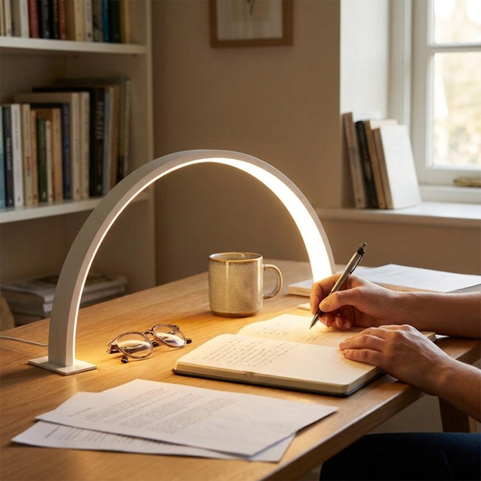 Crescent Moon LED Desk Lamp