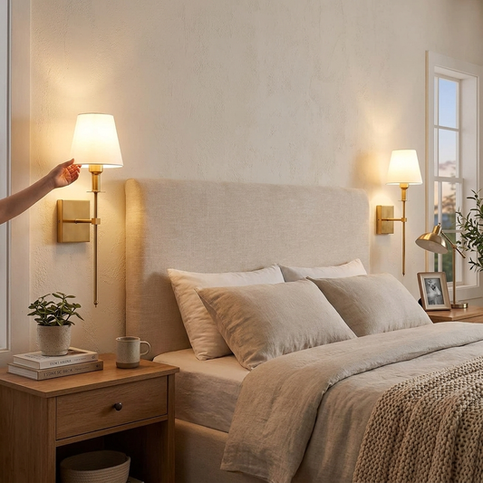 Two-Pack Rechargeable Wireless Wall Lights
