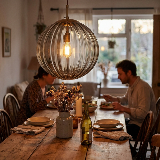 Chic Glass Ball Pendant Light