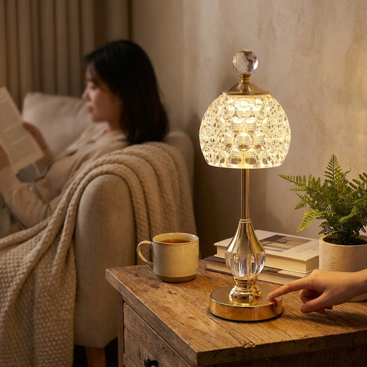 Crystal Touch Table Lamp