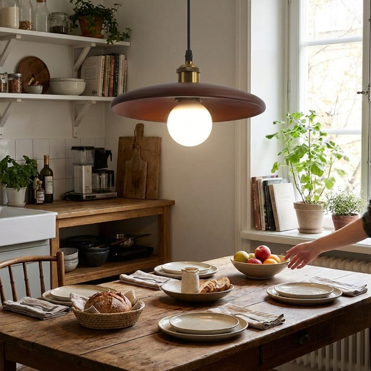 Elegant Nordic Solid Wood Pendant Light