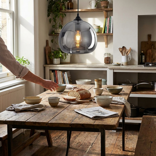Nordic Glass Ball Ceiling Light