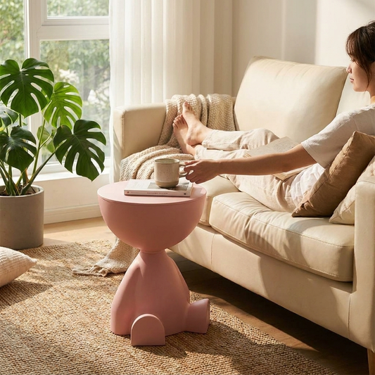Whimsical Cartoon Bear Side Table