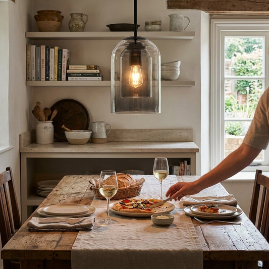 Elegant Glass Pendant Light