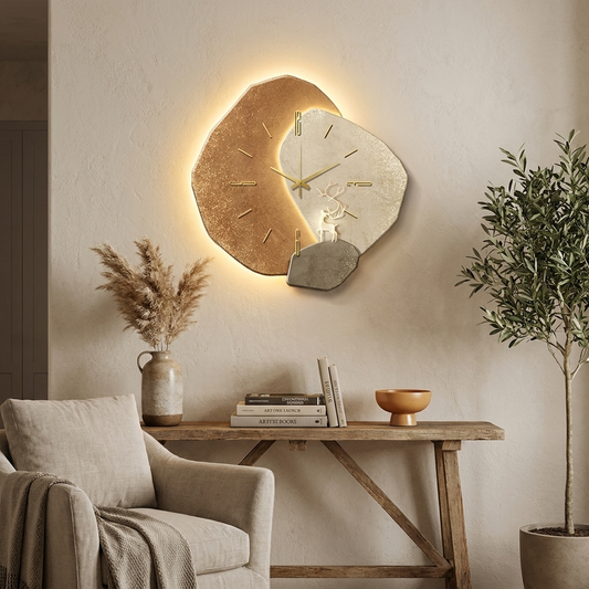 LumoClock Large Modern Wall Clock