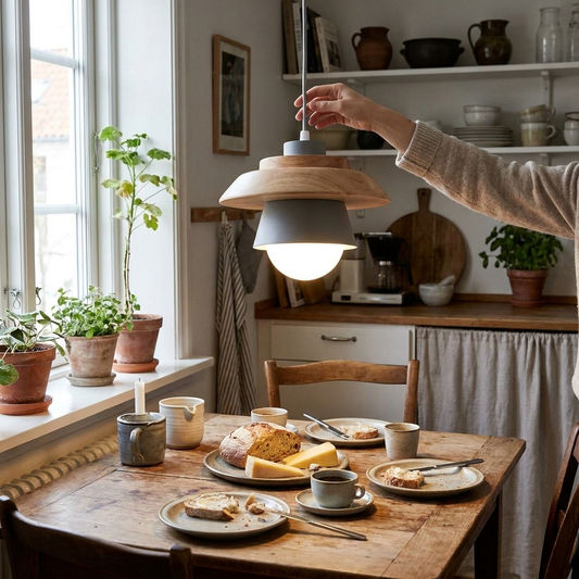 Nordic Wood Pendant Light