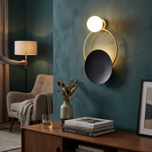 Designer Glass Wall Lamp