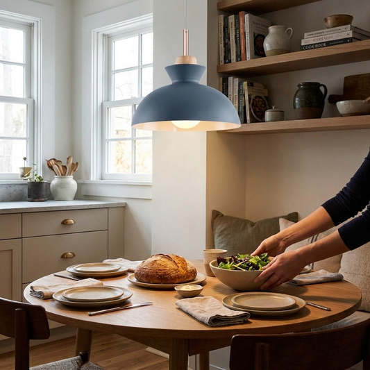 Minimalist Modern Single Pendant Dome Light