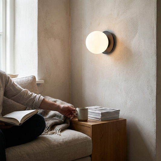 Nordic Globe Glass Wall Lamp