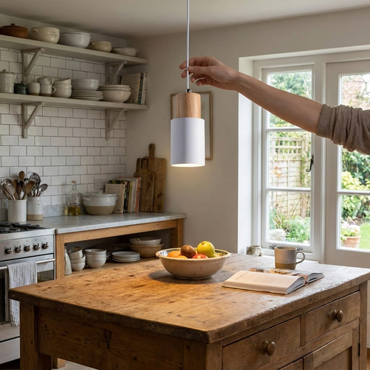 Nordic Macaron Cylinder Pendant Lamp