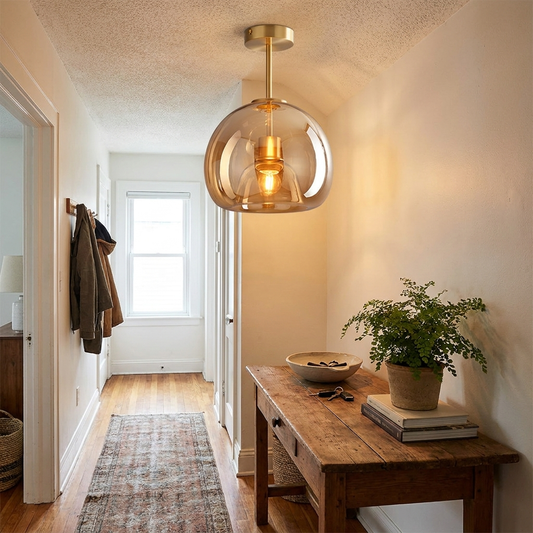 Vintage Bubble Glass Ceiling Light