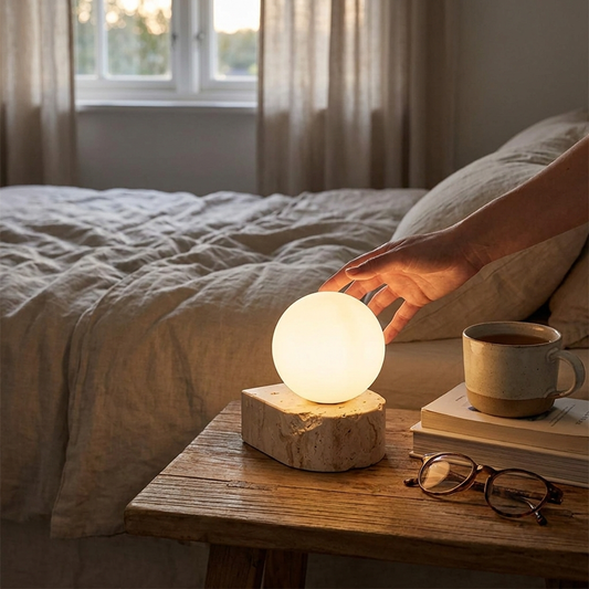 Travertine Stone Wall Lamp