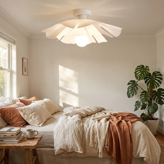 Elegant Rose Petal Ceiling Light