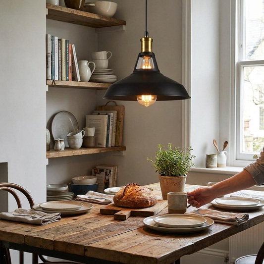 Industrial Metal Pendant Light