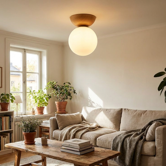 Japanese-Style Ceiling Light