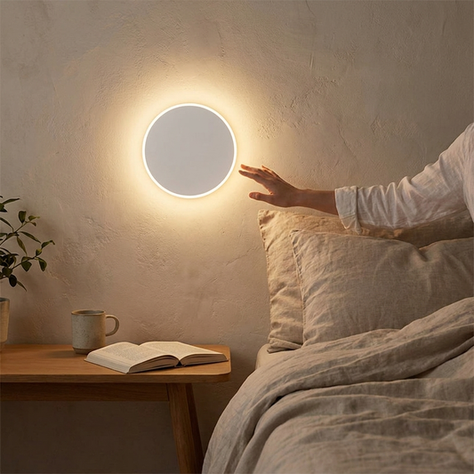 Sleek Round LED Wall Light