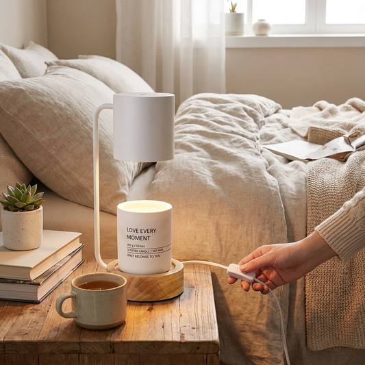 Japanese Minimalist Candle Warmer Lamp